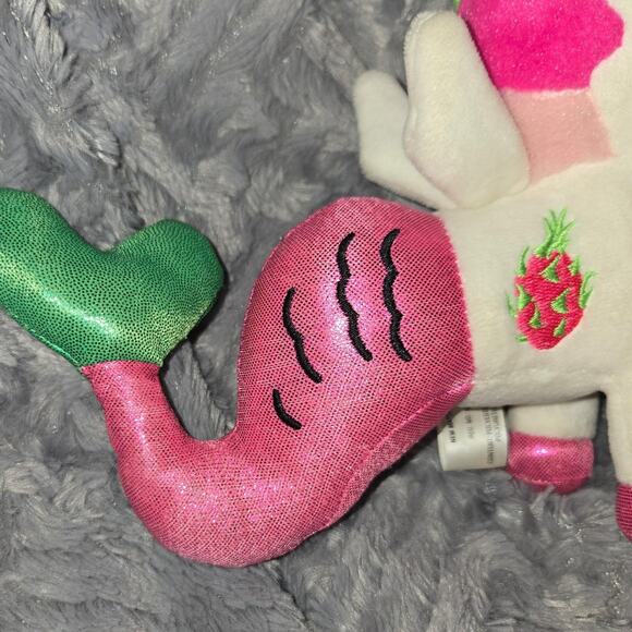 Tokidoki Mermicorno Pitaya 7.5 Plush Kawaii Mermaid Stuffed Unicorn Dragon Fruit - Picture 9 of 10